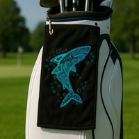 AQUA BOHO SHARK Golf Towel