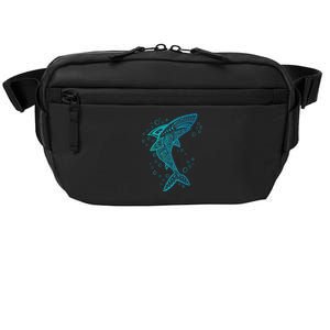 AQUA BOHO SHARK Crossbody Pack