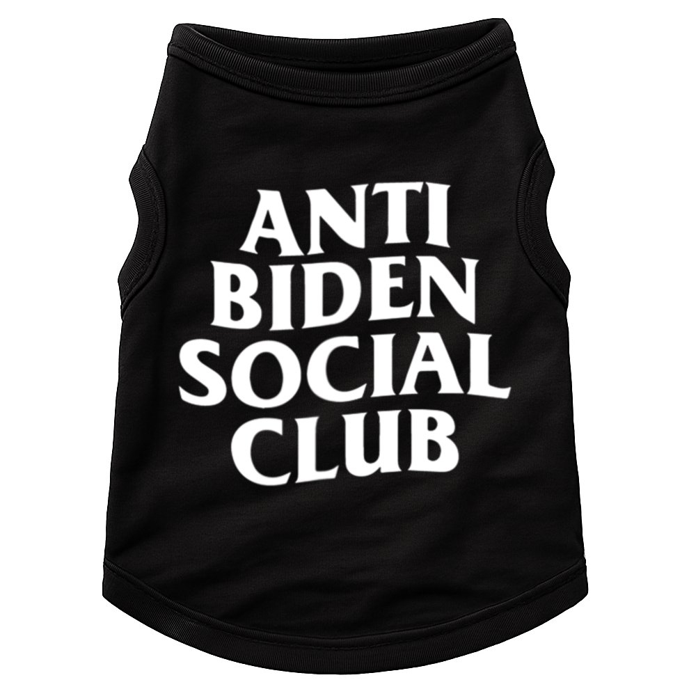 Anti Biden Social Club Doggie Tank