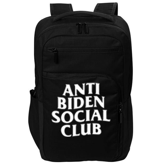 Anti Biden Social Club Impact Tech Backpack