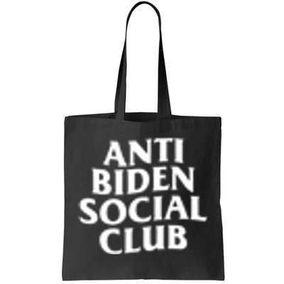 Anti Biden Social Club Tote Bag