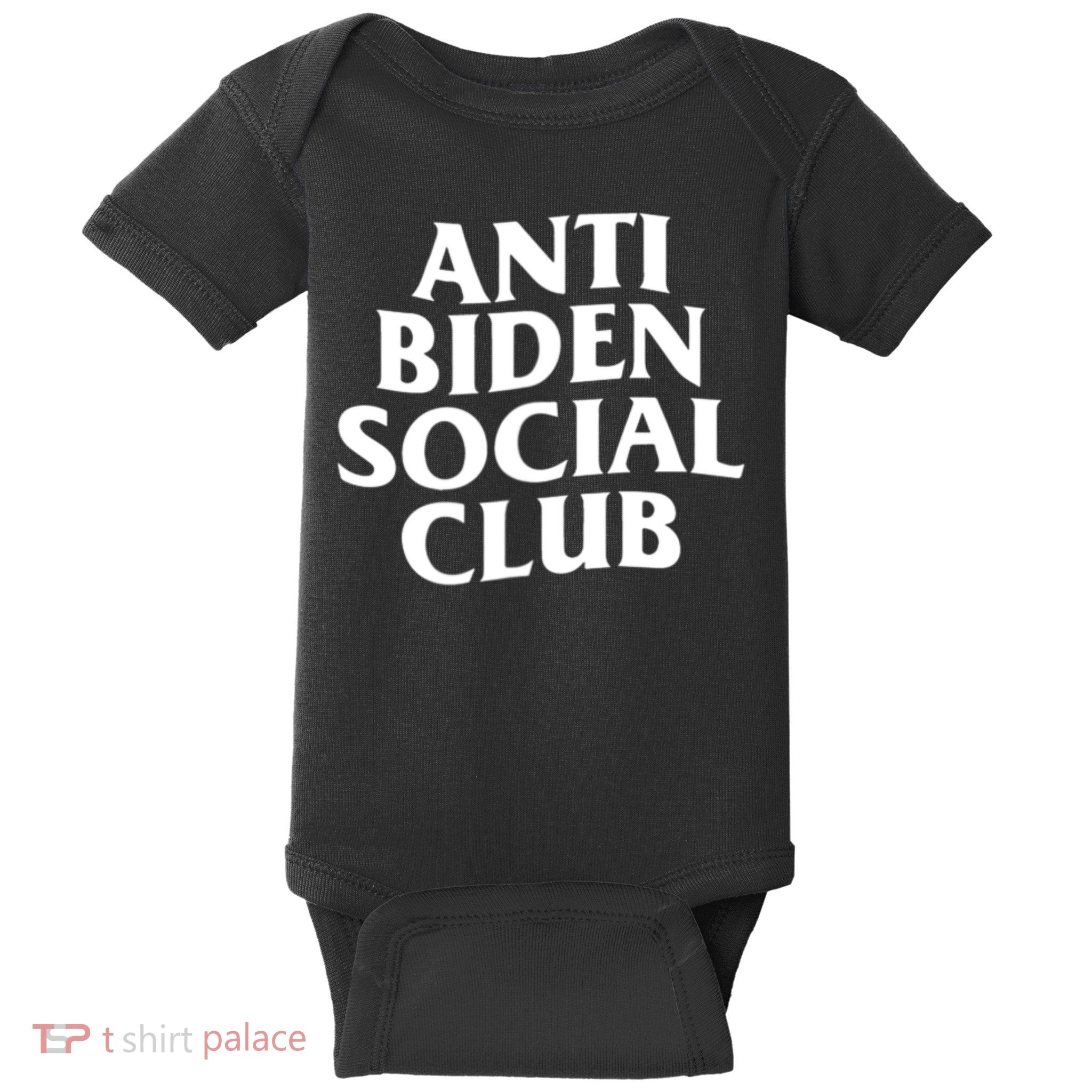 Anti Biden Social Club Baby Bodysuit