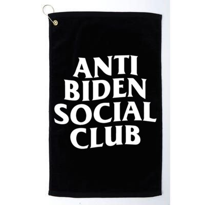 Anti Biden Social Club Golf Towel