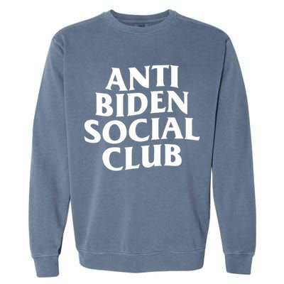 Anti Biden Social Club Garment-Dyed Sweatshirt