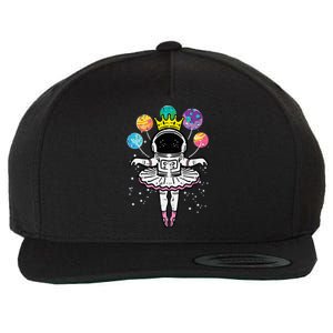 Astronaut Ballerina Space Ballet Wool Snapback Cap