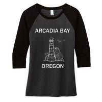 Arcadia Bay Strange Life Two Whales Diner Video Gamer Women's Tri-Blend 3/4-Sleeve Raglan Shirt