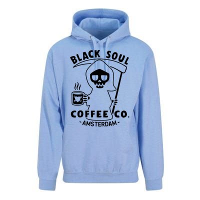 Amsterdam Black Soul Cafe Unisex Surf Hoodie