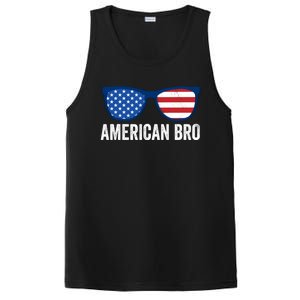 American Bro Sunglasses 4th Of July Gift PosiCharge Competitor Tank