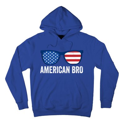 American Bro Sunglasses 4th Of July Gift Hoodie