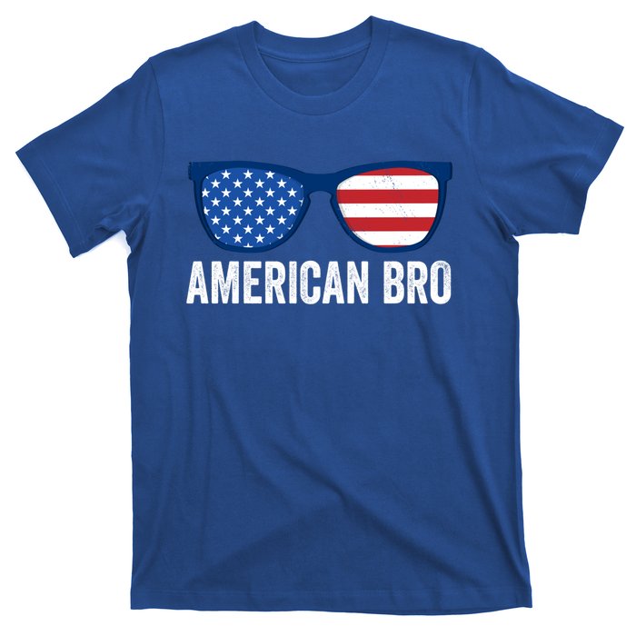 American Bro Sunglasses 4th Of July Gift T-Shirt