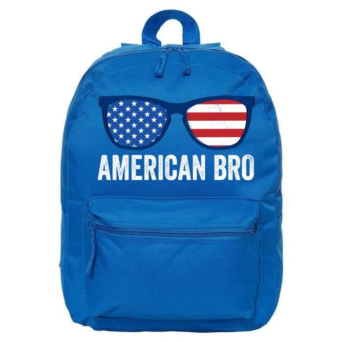 American Bro Sunglasses 4th Of July Gift 16 in Basic Backpack