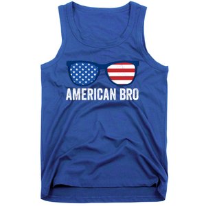 American Bro Sunglasses 4th Of July Gift Tank Top