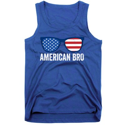 American Bro Sunglasses 4th Of July Gift Tank Top