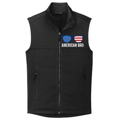 American Bro Sunglasses 4th Of July Gift Collective Smooth Fleece Vest