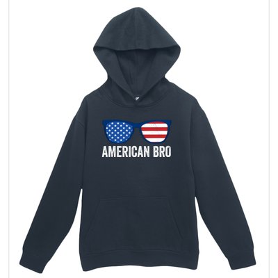 American Bro Sunglasses 4th Of July Gift Urban Pullover Hoodie