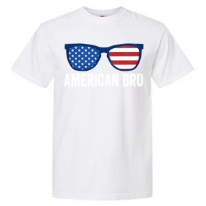 American Bro Sunglasses 4th Of July Gift Garment-Dyed Heavyweight T-Shirt