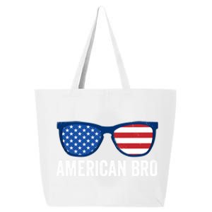 American Bro Sunglasses 4th Of July Gift 25L Jumbo Tote