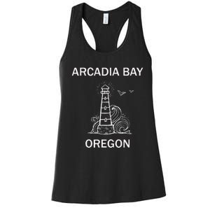 Arcadia Bay Strange Life Two Whales Diner Video Gamer Gift Women's Racerback Tank