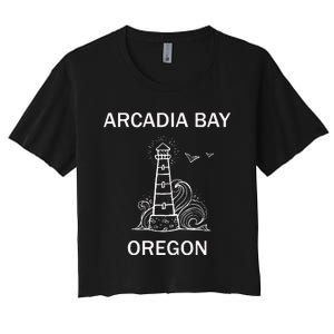 Arcadia Bay Strange Life Two Whales Diner Video Gamer Gift Women's Crop Top Tee