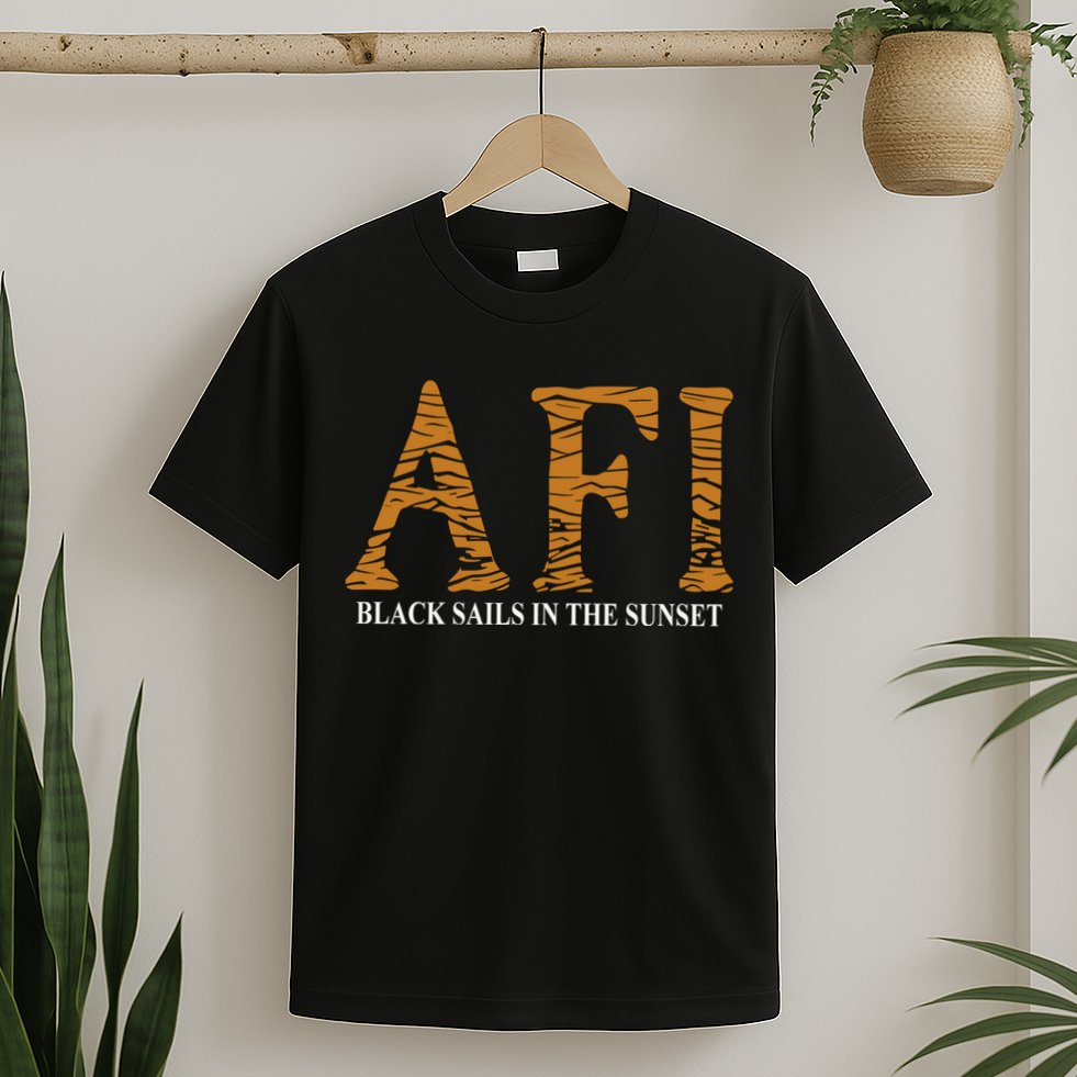 Afi Black Sails Waves T-Shirt