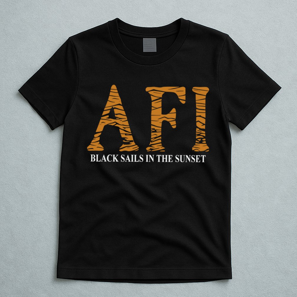 Afi Black Sails Waves T-Shirt