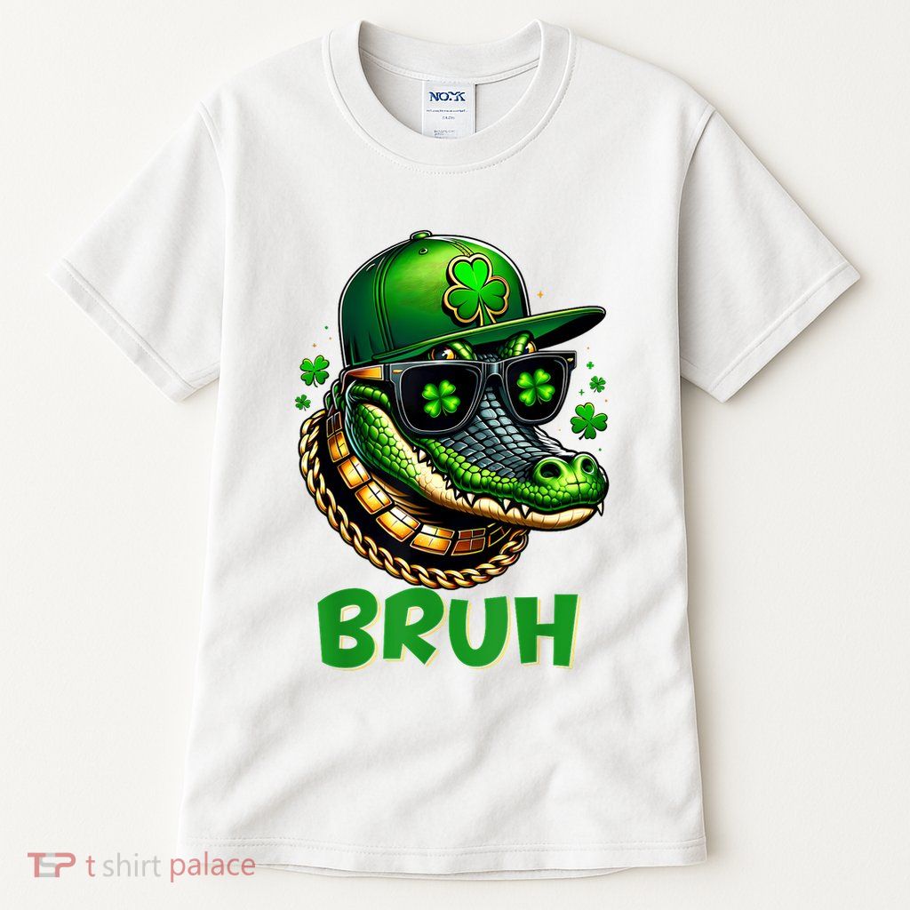 Alligator Bruh St Patricks Day Costume Boy Tall T-Shirt