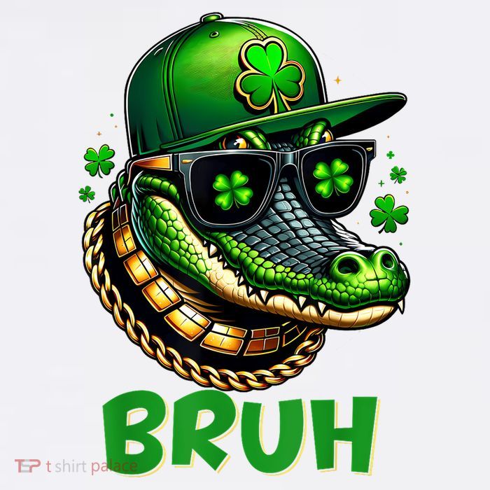 Alligator Bruh St Patricks Day Costume Boy Premium T-Shirt