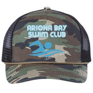 Arizona Bay Swim Club Learn To Swim Team Retro Rope Trucker Hat Cap