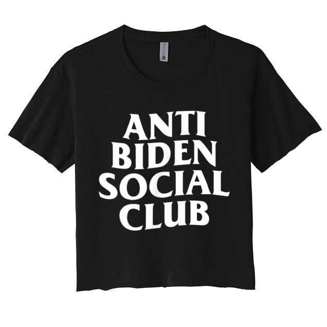Anti Biden Social Club Crop Top