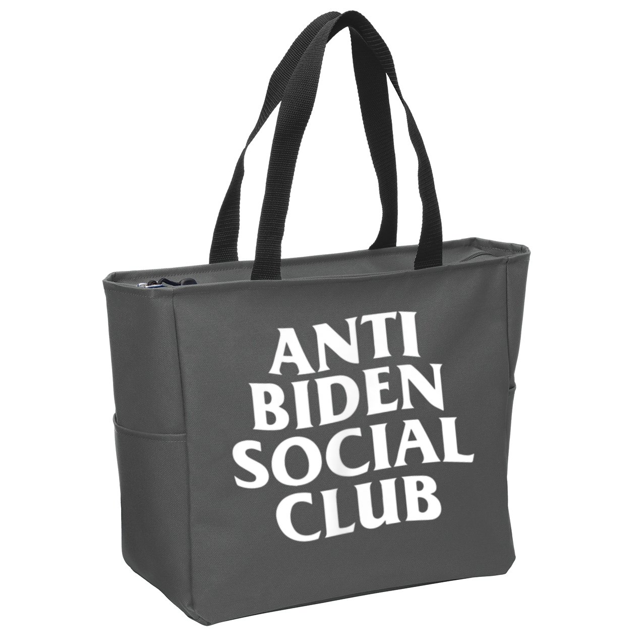 Anti Biden Social Club Zip Tote Bag