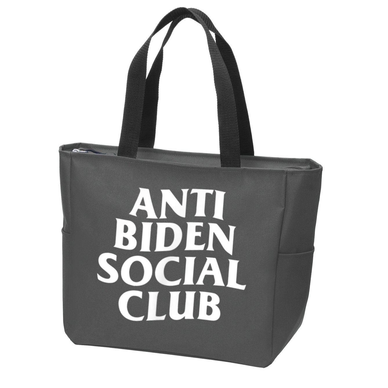 Anti Biden Social Club Zip Tote Bag