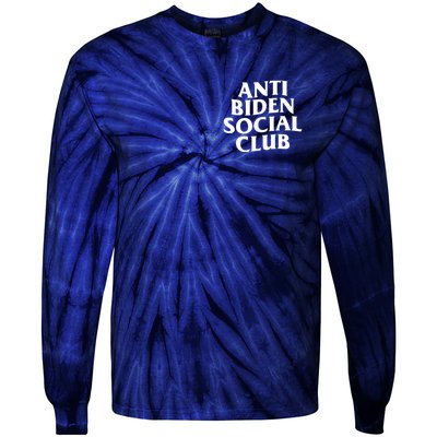 Anti Biden Social Club Tie-Dye Long Sleeve Shirt