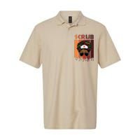 Afro Black Scrub Queen Nurses Day Black History Month Softstyle Adult Sport Polo