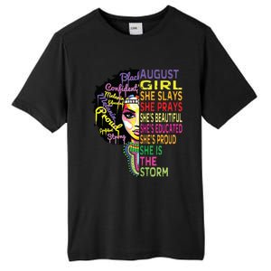 August Birthday Shirts For Women Queens Were Born In August Tall Fusion ChromaSoft Performance T-Shirt