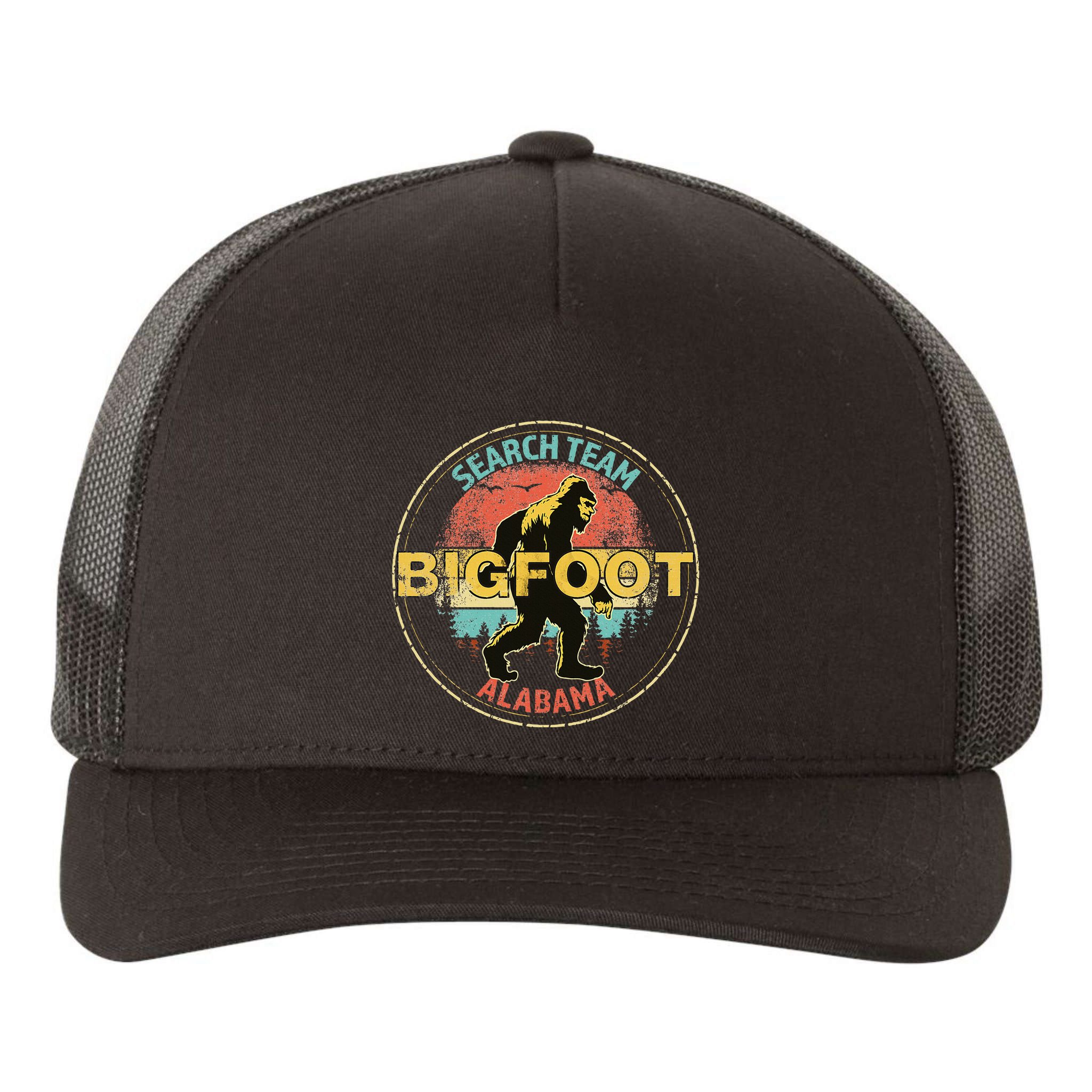 Alabama Bigfoot Search Team Sasquatch Merchandise Yupoong Adult 5-Panel Trucker Hat