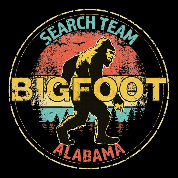 Alabama Bigfoot Search Team Sasquatch Merchandise Yupoong Adult 5-Panel Trucker Hat