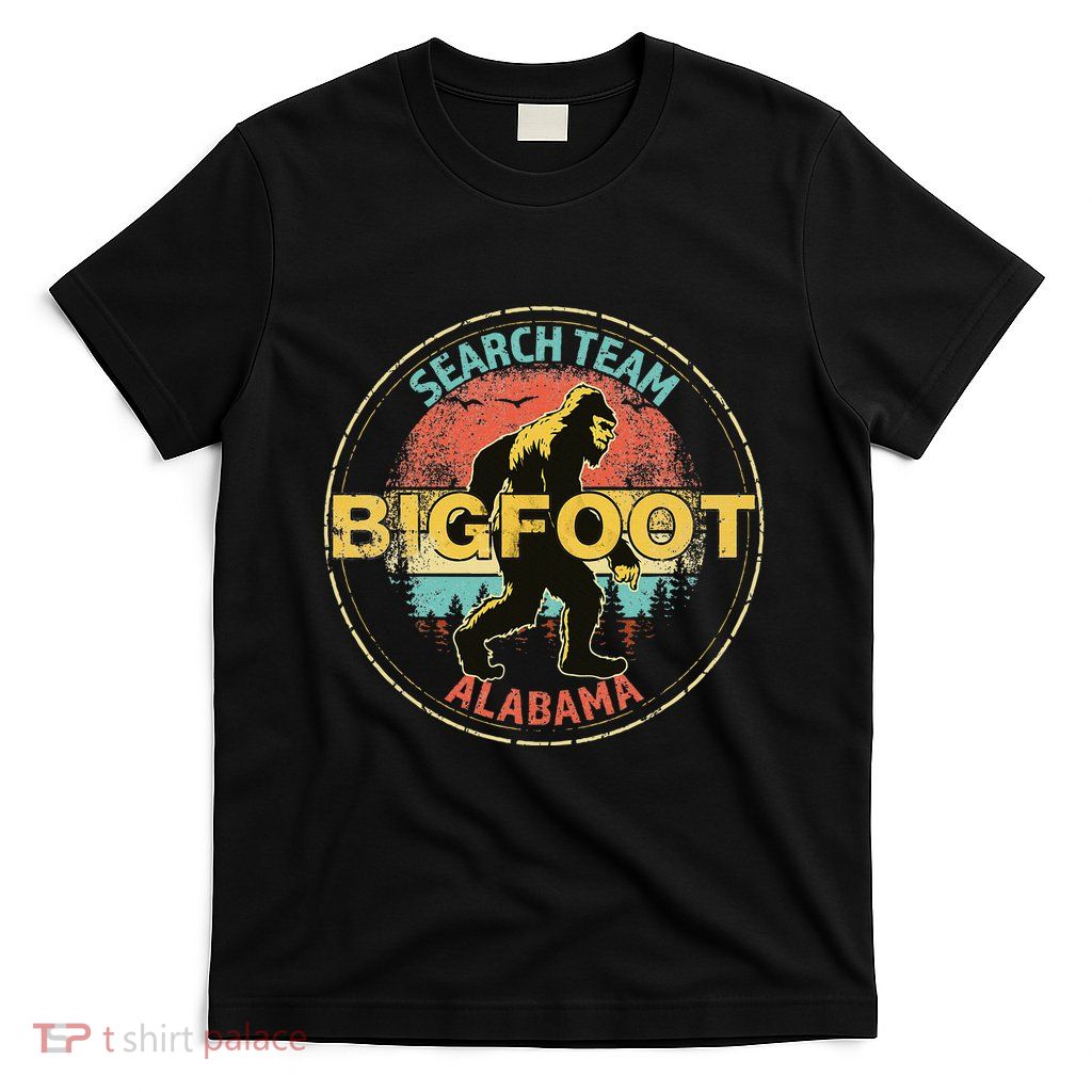 Alabama Bigfoot Search Team Sasquatch Merchandise T-Shirt