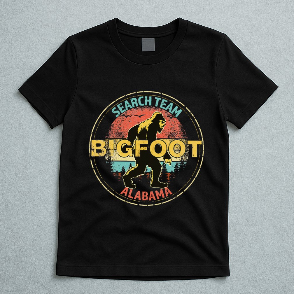 Alabama Bigfoot Search Team Sasquatch Merchandise T-Shirt