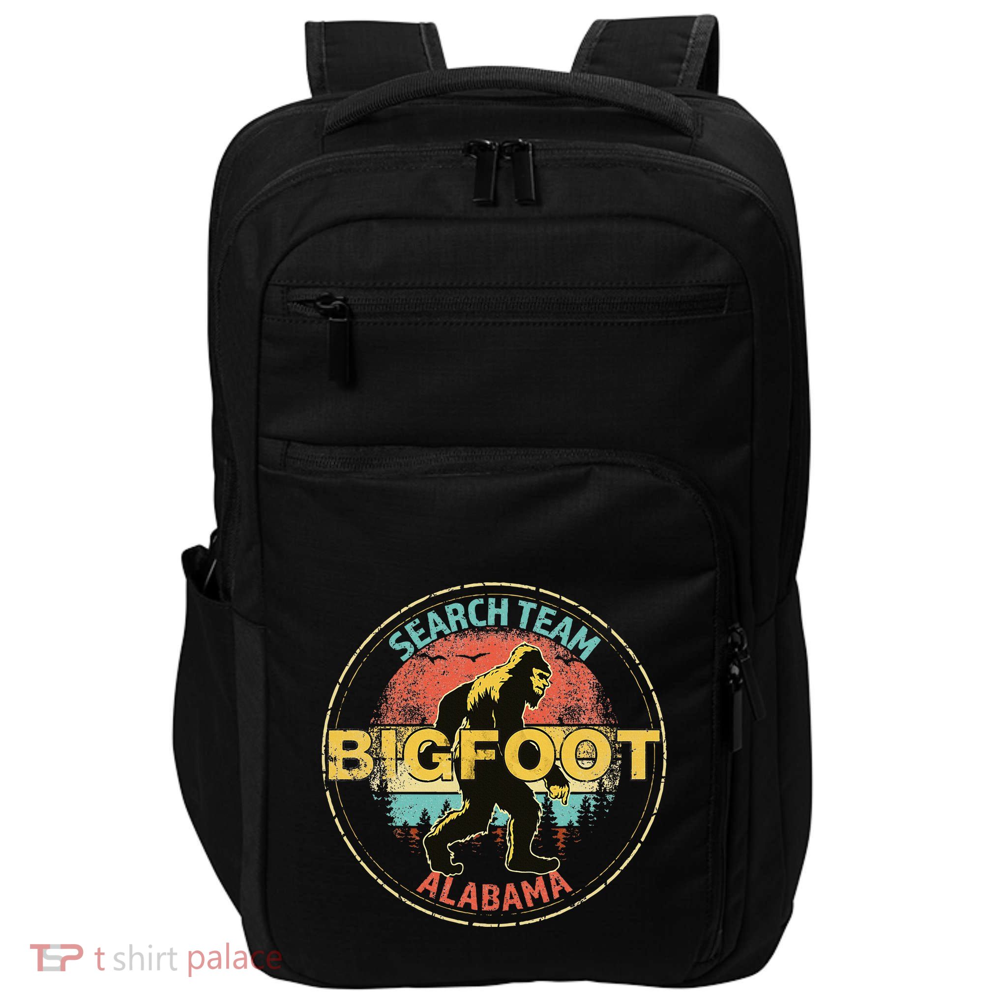 Alabama Bigfoot Search Team Sasquatch Merchandise Impact Tech Backpack