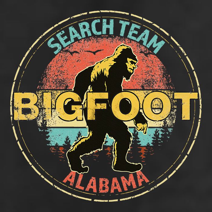 Alabama Bigfoot Search Team Sasquatch Merchandise Adult Drive Performance Visor