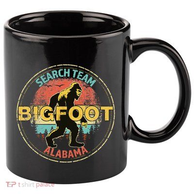 Alabama Bigfoot Search Team Sasquatch Merchandise 11oz C Handle Ceramic Mug