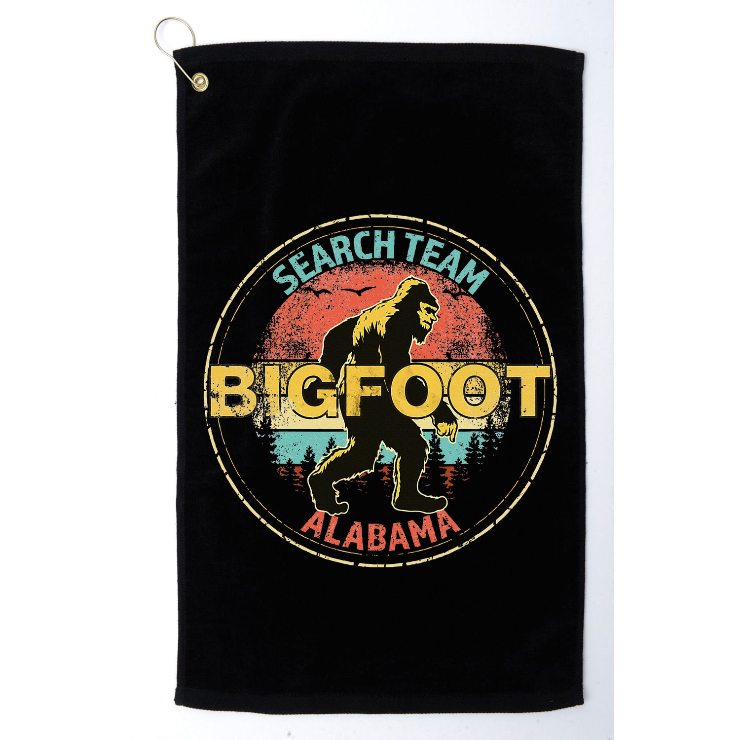 Alabama Bigfoot Search Team Sasquatch Merchandise Golf Towel