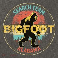 Alabama Bigfoot Search Team Sasquatch Merchandise Cotton Canvas Backpack