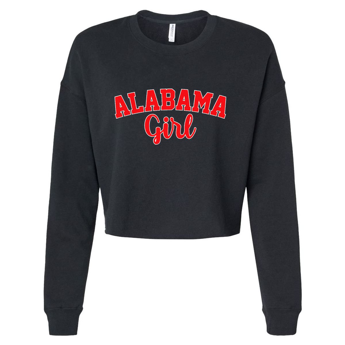 Alabama Bigfoot Search Team Sasquatch Merchandise Cropped Pullover Crew