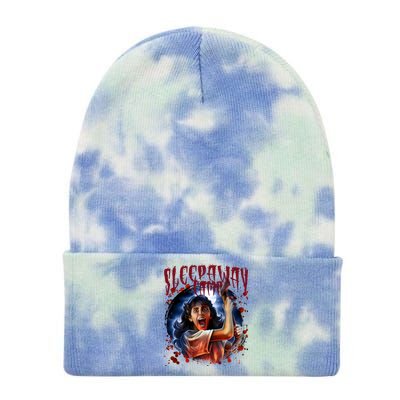 Angela Baker Sleep Away Camp Angela Baker Halloween Movie Tie Dye 12in Knit Beanie