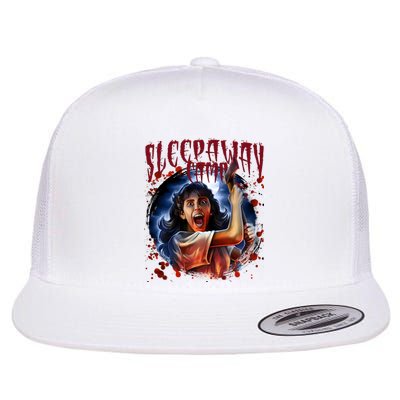 Angela Baker Sleep Away Camp Angela Baker Halloween Movie Flat Bill Trucker Hat