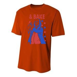 And Bake Shake And Bake Couples Matching 4th Of July Performance Sprint T-Shirt