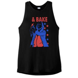 And Bake Shake And Bake Couples Matching 4th Of July Ladies PosiCharge Tri-Blend Wicking Tank