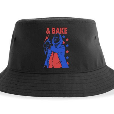 And Bake Shake And Bake Couples Matching 4th Of July Sustainable Bucket Hat