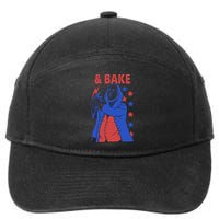 And Bake Shake And Bake Couples Matching 4th Of July 7-Panel Snapback Hat